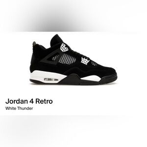 Jordan 4 Retro Black and White